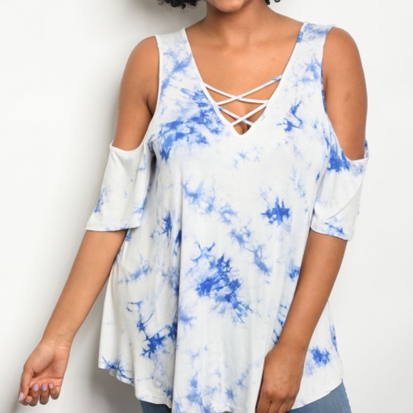 Tops - TIE DYE PLUS SIZE TOP